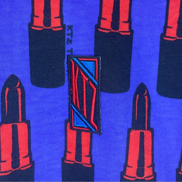 KTZ Kokon to Zai Lipstick Print Sweatshirt Size S - Picture 3 of 10